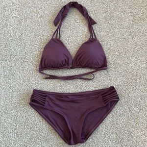 Purple bikini